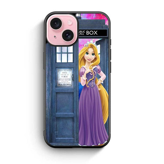 rapunzel who tardis iPhone 15 Case