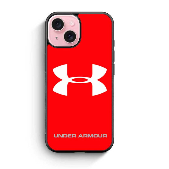 Red Cool Under Armour iPhone 15 Case