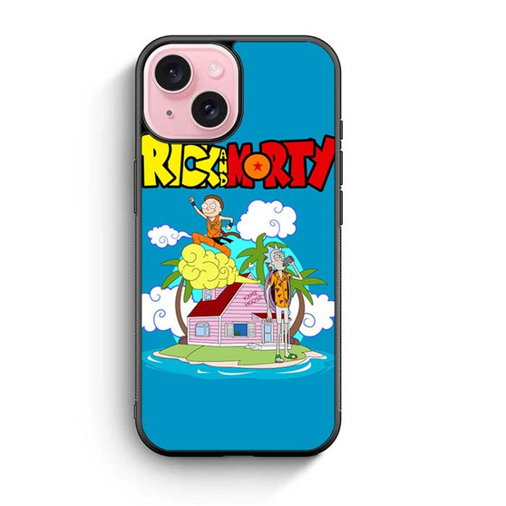 rick and morty dragonball parody iPhone 15 Case