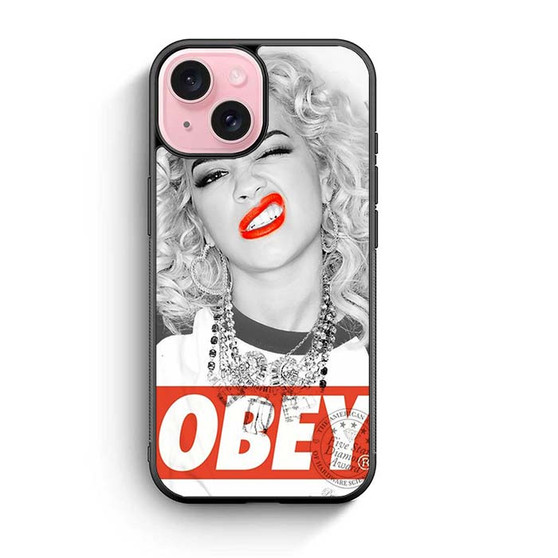 Rita Ora Obey iPhone 15 Case