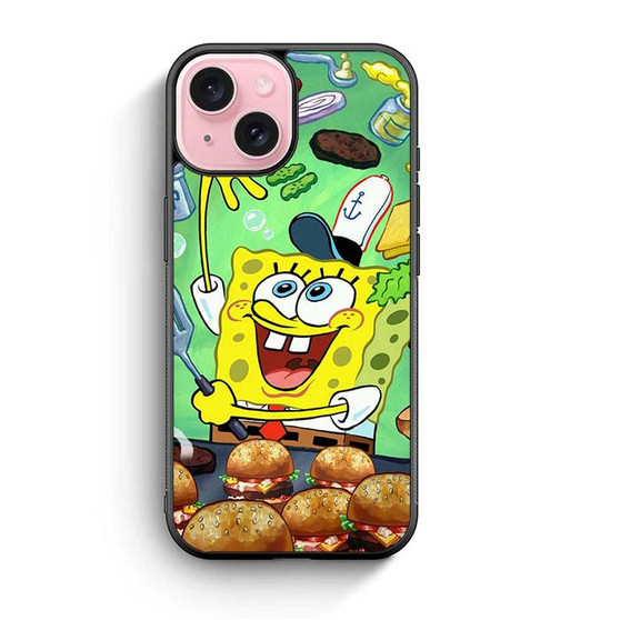 Spongebob Craby Patty iPhone 15 Case