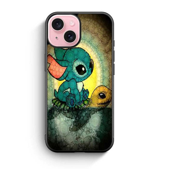 sticth and the turtle iPhone 15 Case