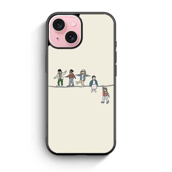Stranger Things Hanging iPhone 15 Case
