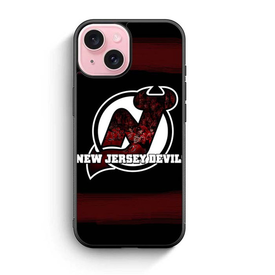 Team New Jersey Devils iPhone 15 Case Team New Jersey Devils iPhone 15 Case