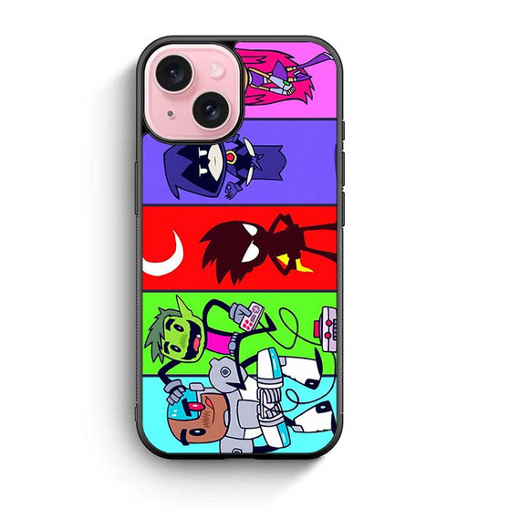 Teen Titans characters iPhone 15 Case