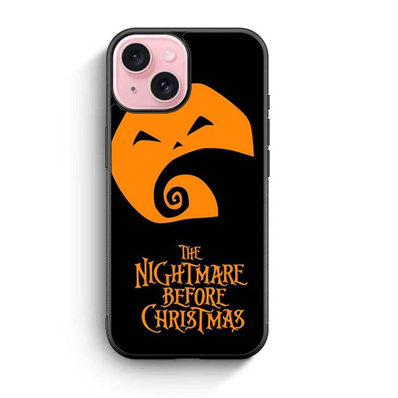 The Nightmare Before Christmas Pumpkin iPhone 15 Case