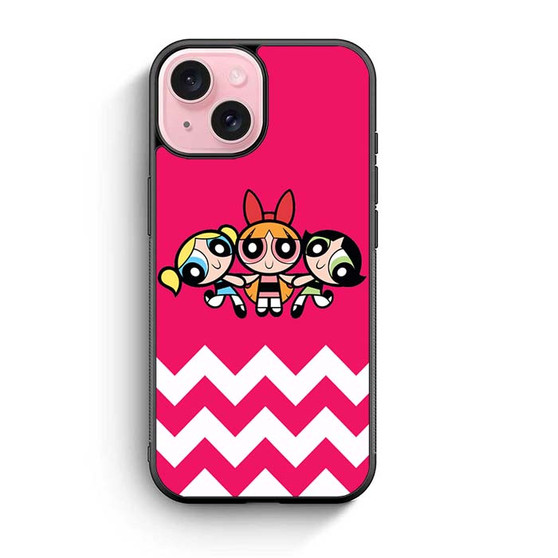 The Powerpuff Girls Chevron 2 iPhone 15 Case