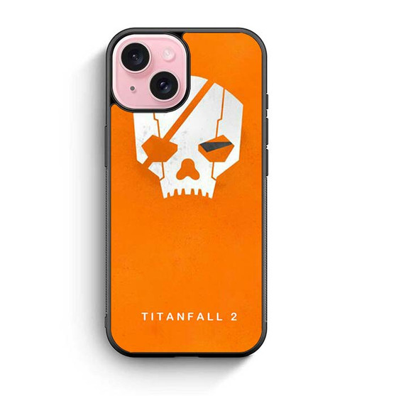 Titanfall 2 Skull Poster iPhone 15 Case