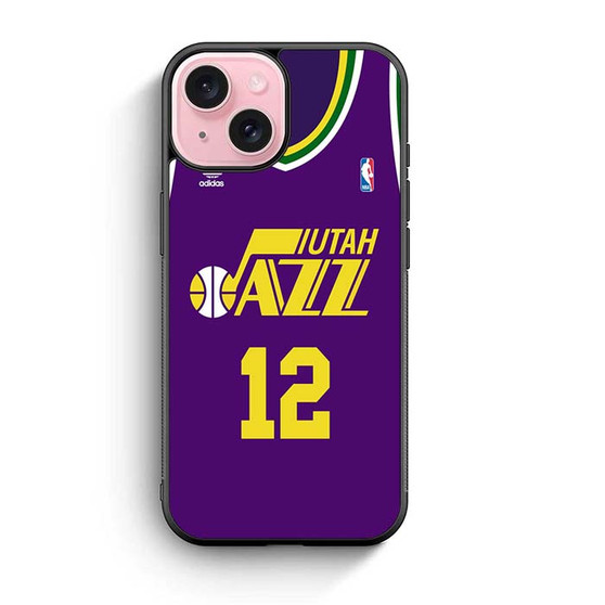 utah jazz basketball jersey iPhone 15 Case