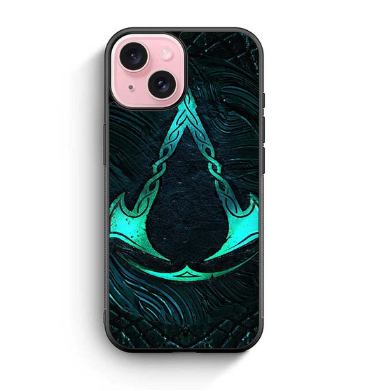 Assassins Creed Valhalla Logo 2 iPhone 15 Case