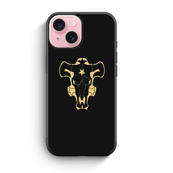 Black Clover The Black Bulls Logo iPhone 15 Case
