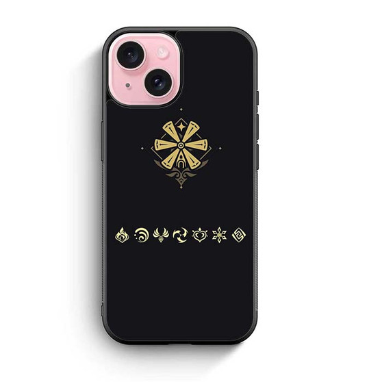 Genshin Impact Minimalist iPhone 15 Case