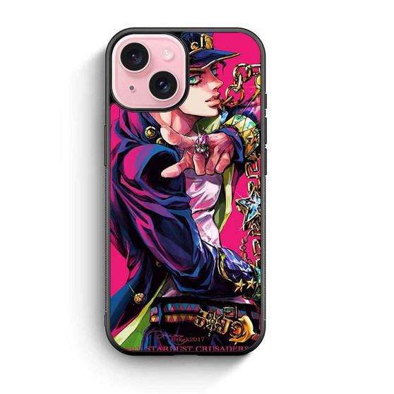 Jojo Bizarre Adventure Stardust Crusaders iPhone 15 Case