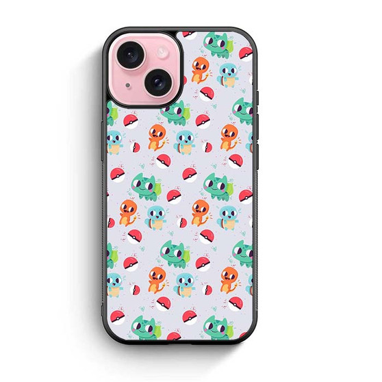 Pokemon Cute Collage iPhone 15 Case