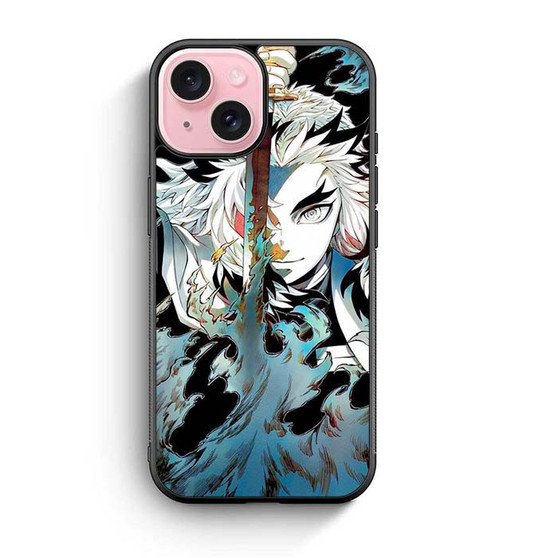 Demon Slayer Flame Pilar iPhone 15 Case