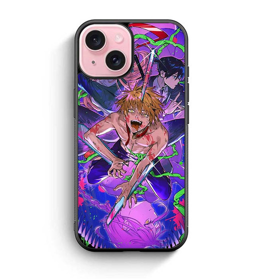 Denji Power Aki iPhone 15 Case