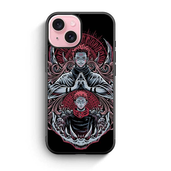 Jujutsu Kaisen Sukuna in Yuji iPhone 15 Case