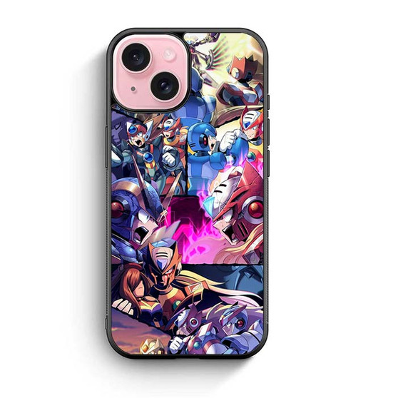 Mega Man Collages iPhone 15 Case