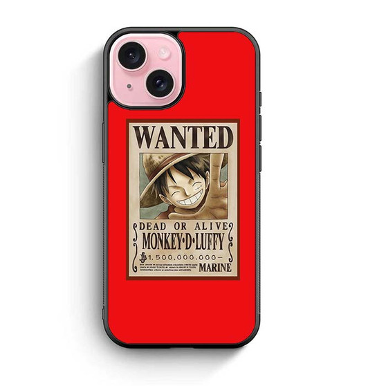 One Piece Luffy Bounty iPhone 15 Case