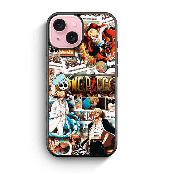 One Piece Sanji Collages 1 iPhone 15 Case