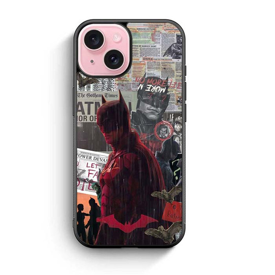 The Batman in News iPhone 15 Case