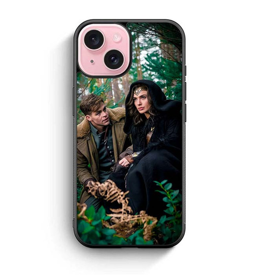 Wonder Woman and Steve iPhone 15 Case