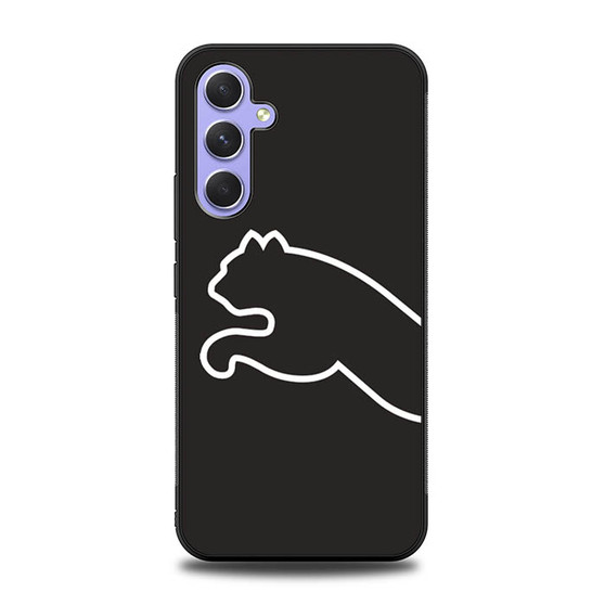 black puma half logo Samsung Galaxy A54 5G Case