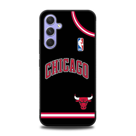 bulls black suit Samsung Galaxy A54 5G Case
