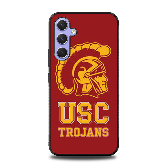 Usc Trojans logo on red Samsung Galaxy A54 5G Case