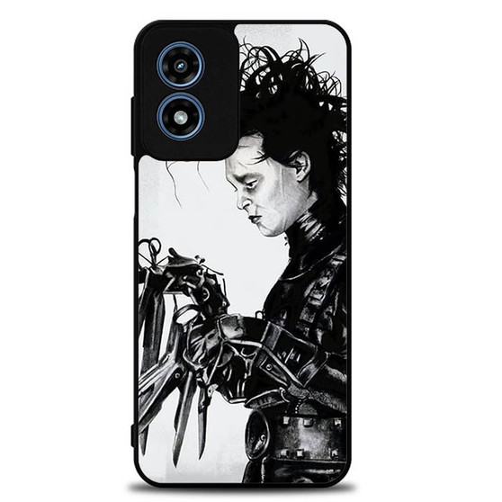 Edward Scissorhands art Motorola Moto G Play 2024 Case