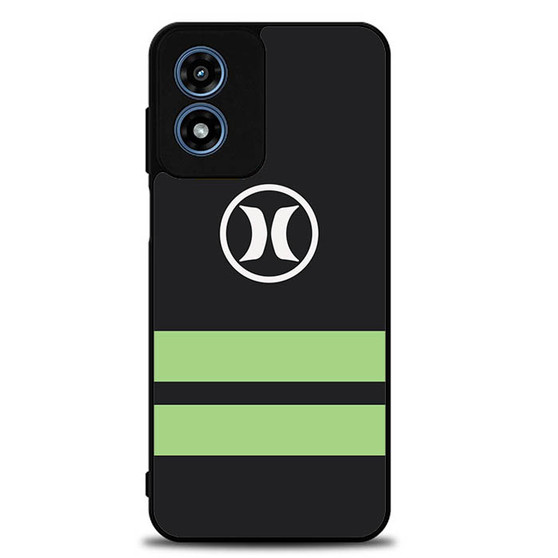Hurley Soft Green Strip Motorola Moto G Play 2024 Case
