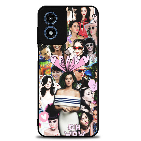 Katy Perry Collage Motorola Moto G Play 2024 Case