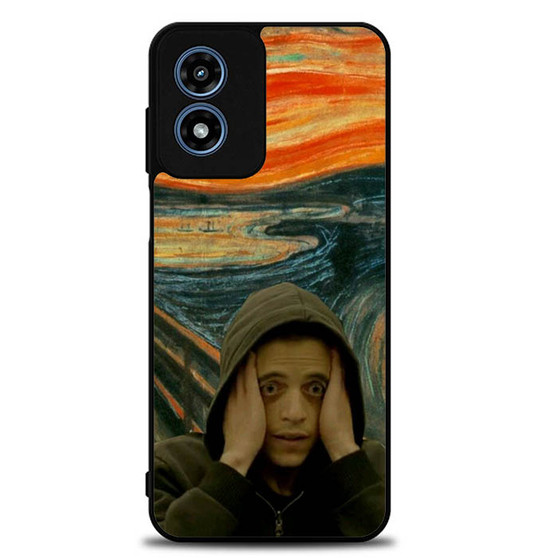 Mr Robot on paint Motorola Moto G Play 2024 Case