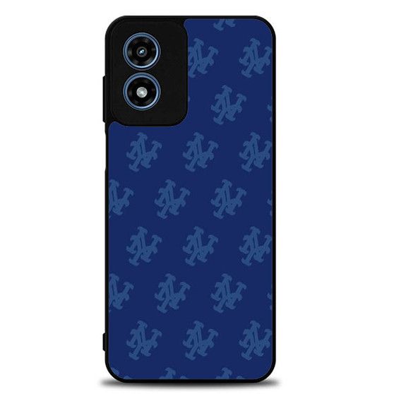Ney York Mets Pattern Motorola Moto G Play 2024 Case