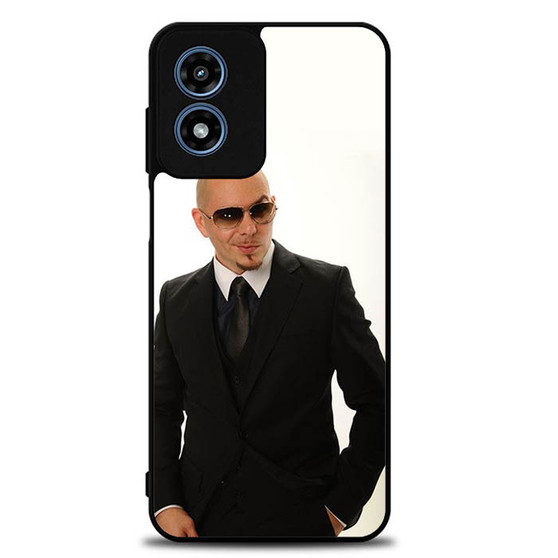 Pitbull in Black Motorola Moto G Play 2024 Case