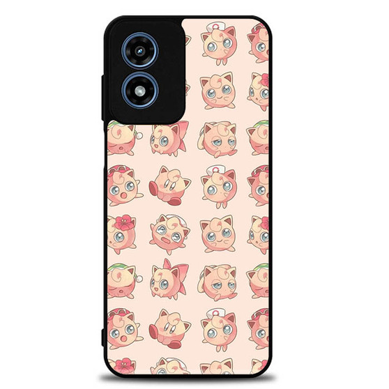 Pokemon Jigglypuff collage Motorola Moto G Play 2024 Case