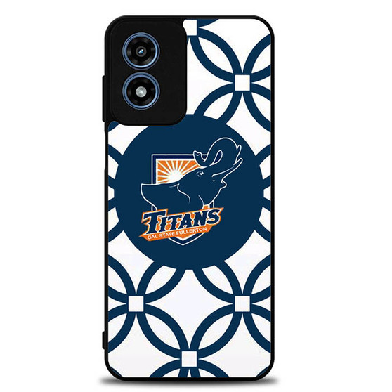 Titans Cal State Fullerton Motorola Moto G Play 2024 Case