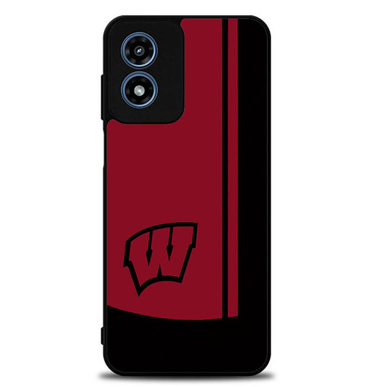 Wisconsin Badgers American Football 4 Motorola Moto G Play 2024 Case