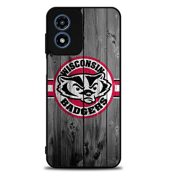 Wisconsin Badgers American Football 7 Motorola Moto G Play 2024 Case