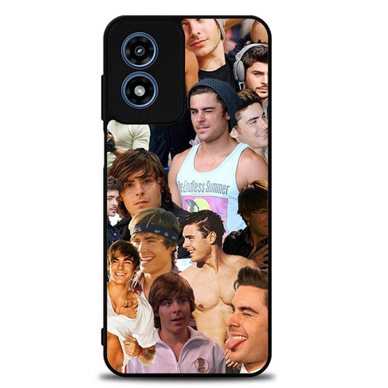 Zac Efron Collage Motorola Moto G Play 2024 Case Zac Efron Collage Motorola Moto G Play 2024 Case