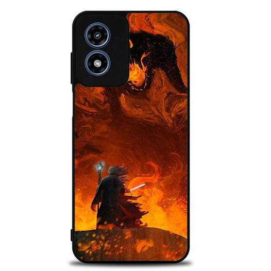 Gandalf vs Balrog The lord of the ring Motorola Moto G Play 2024 Case