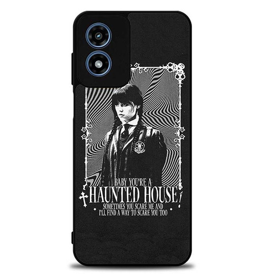 Wednesday The Addams Familly Quotes Motorola Moto G Play 2024 Case