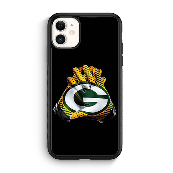 Green Bay Packer On Gloves iPhone 11 Case