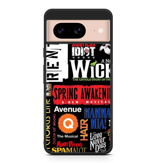 brodway musical collage Google Pixel 8 | Pixel 8 Pro Case