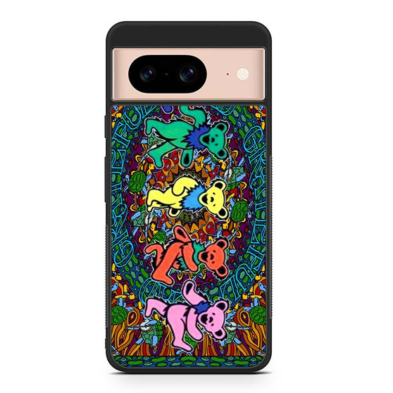 Grateful dead and dancing bears Google Pixel 8 | Pixel 8 Pro Case