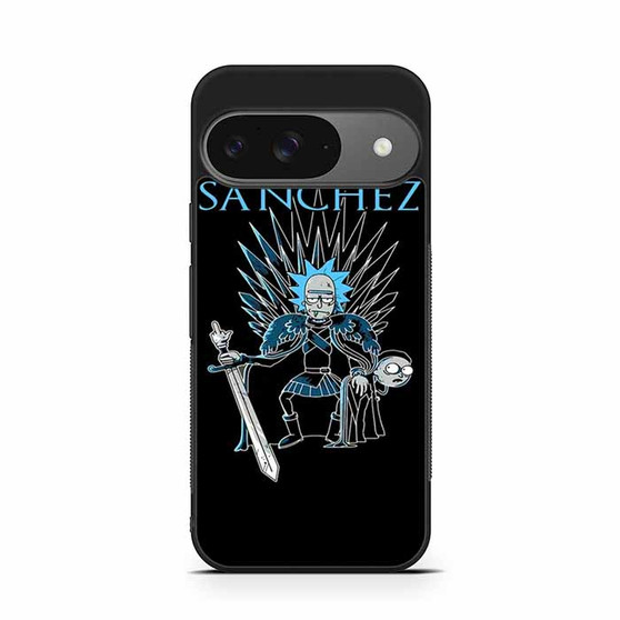 Rick And Morty In Iron Throne Google Pixel 9 Case