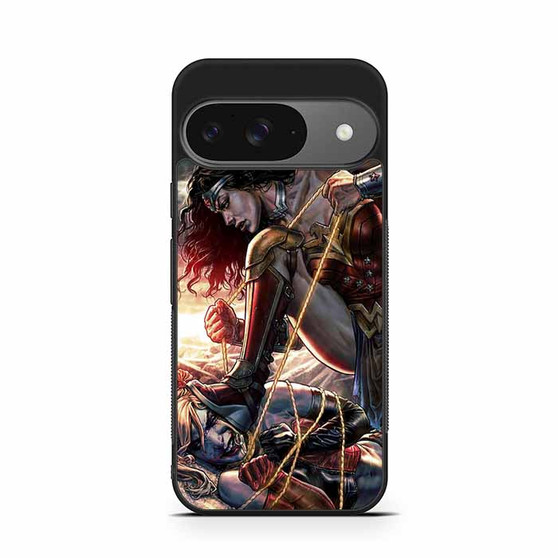 Wonder Woman VS Harley Quinn Google Pixel 9 Case Wonder Woman VS Harley Quinn Google Pixel 9 Case