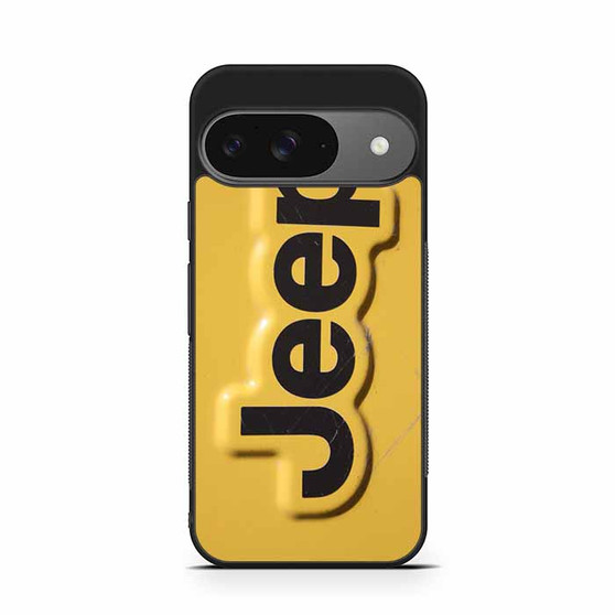 Yellow Jeep Plat Google Pixel 9 Case
