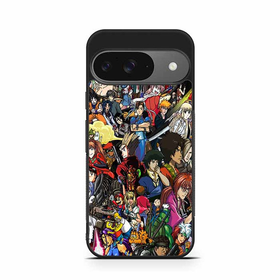 Anime Pop Culture Collage Google Pixel 9 Case