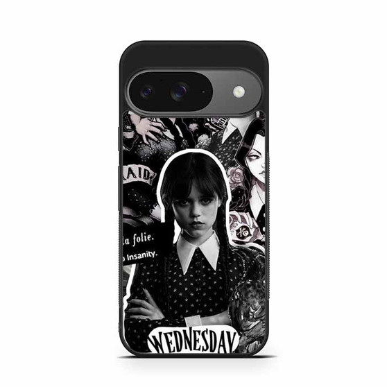 Wednesday The Addams Familly Collage Google Pixel 9 Case